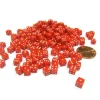 Dice>200 Six Sided D6 5mm .197 Inch Die Small Tiny Mini Miniature Red Dice - Your Source for Gaming Essentials