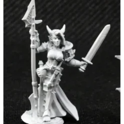 Tabletop Miniatures>S'Kara, Female Skoli Warrior #03811 Dark Heaven Unpainted Metal - Your Source for Gaming Essentials