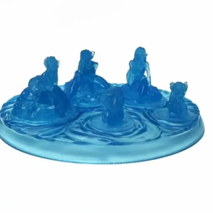 Tabletop Miniatures>Song of the Sirens #44159 Bones Black Unpainted Translucent Blue Plastic Figures - Your Source for Gaming Essentials