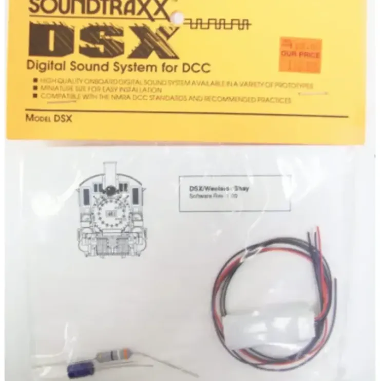 SoundTraxx DSX Onboard Digital Sound - Westside Shay - Your Source for Gaming Essentials* Trains