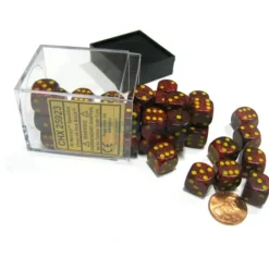 Dice>Speckled 12mm D6 Chessex Dice Block (36 Dice) - Mercury - Your Source for Gaming Essentials