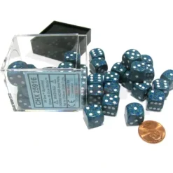 Dice>Speckled 12mm D6 Chessex Dice Block (36 Dice) - Sea - Your Source for Gaming Essentials