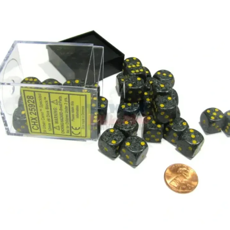 Dice>Speckled 12mm D6 Chessex Dice Block (36 Dice) - Urban Camo - Your Source for Gaming Essentials