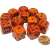 Dice>Speckled 16mm D6 Chessex Dice Block (12 Dice) - Fire - Your Source for Gaming Essentials