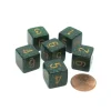 Dice>Speckled 15mm 6 Sided D6 Polyhedral Chessex Dice, 6 Pieces - Golden Recon - Your Source for Gaming Essentials