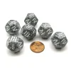 Dice>Speckled Roman Granite D4 Chessex Dice, 6 Pieces Roman Numerals - Your Source for Gaming Essentials
