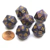 Dice>Speckled 20 Sided D20 Chessex Dice, 6 Pieces - Hurricane - Your Source for Gaming Essentials