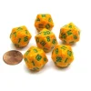 Dice>Speckled 20 Sided D20 Chessex Dice, 6 Pieces - Lotus - Your Source for Gaming Essentials