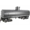 Spectrum 88497 1:20.3 Scale Unlettered Black Frameless Tank Car - Metal Wheels - Your Source for Gaming Essentials* Trains