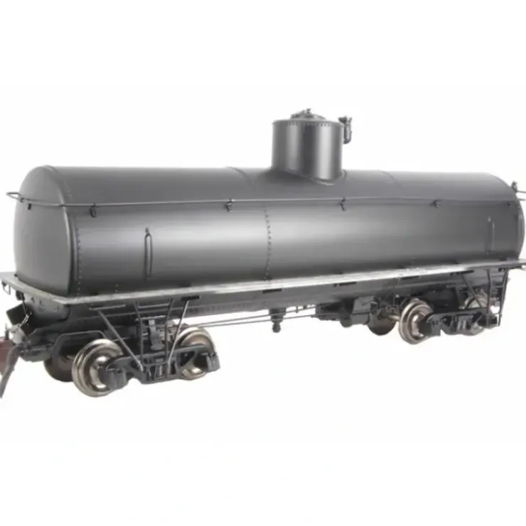 Spectrum 88497 1:20.3 Scale Unlettered Black Frameless Tank Car - Metal Wheels - Your Source for Gaming Essentials* Trains