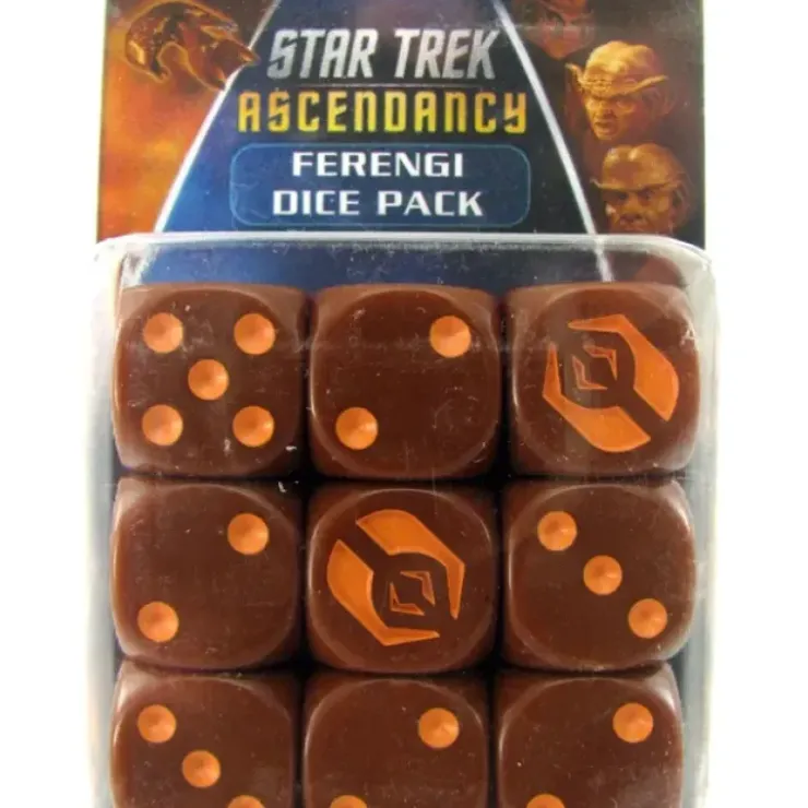 Dice>Star Trek Ascendancy: Ferengi Dice Set (9 Dice) - Your Source for Gaming Essentials
