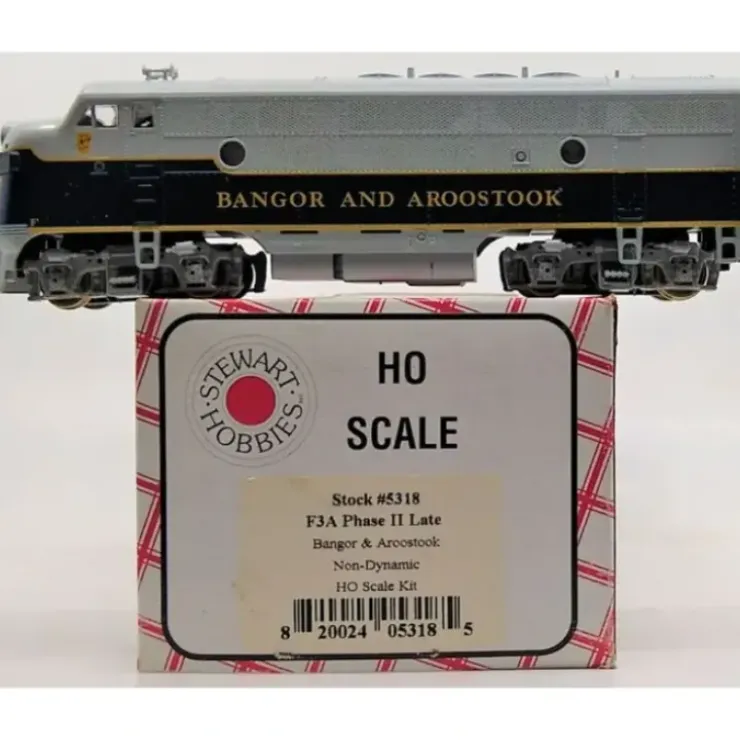 Stewart 5318 HO BAR EMD F3A Phase II Late Nondynamic Diesel Locomotive - Your Source for Gaming Essentials* Trains