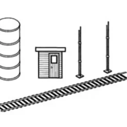 Stewart 304 HO Branchline Cattle Spraying Facility Cast - Your Source for Gaming Essentials* Trains