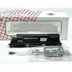 Stewart 7208 HO Penn Central GE U25B Phase II Powered Diesel Locomotive #2501 - Your Source for Gaming Essentials* Trains