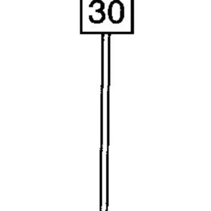 Stewart 859 HO Trackside Signs Square RR Speed Limit (Box of 6) - Your Source for Gaming Essentials* Trains