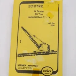 Stewart 1200 N 25 Ton Diesel Electric Locomotive Crane Kit - Your Source for Gaming Essentials* Trains