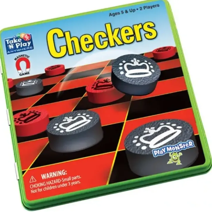Board Games>Take N Play Anywhere Board Game - Checkers - Your Source for Gaming Essentials