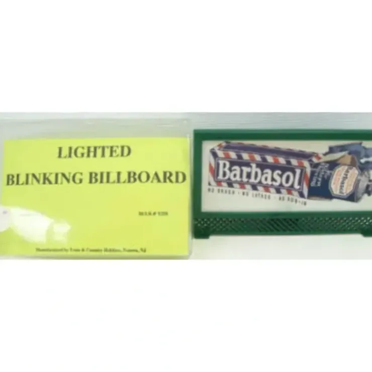 T&C Barbasol Lighted Blinking Billboard - Your Source for Gaming Essentials* Trains