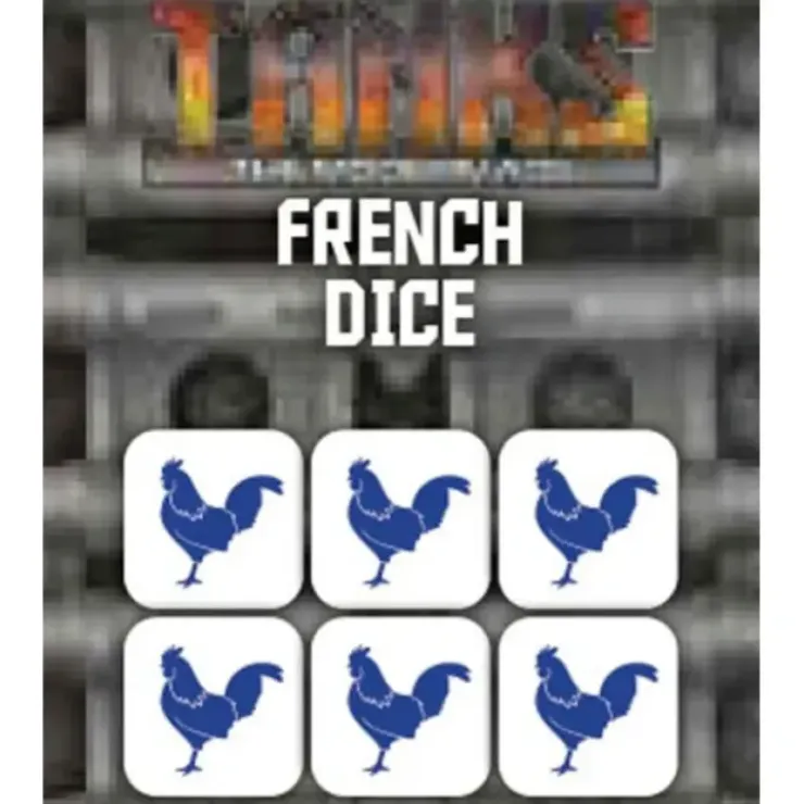 Dice>Tanks: The Modern Age - French Dice Set (6 Dice) - Your Source for Gaming Essentials
