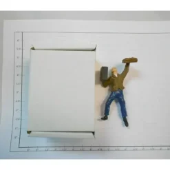 Taura Figures 10.07 White Metal Crawling Man With Luggage - Your Source for Gaming Essentials* Trains