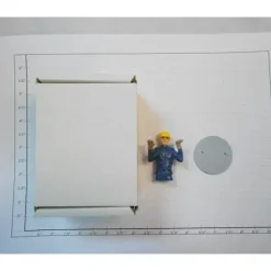 Taura Figures 13.11 White Metal Sewer Woker With Helmelt Figure - Your Source for Gaming Essentials* Trains