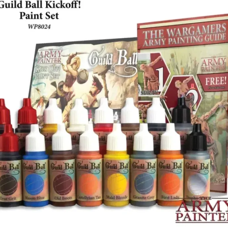 Tabletop Miniatures>The Army Painter Guild Ball - Kick Off! Paint Set - Your Source for Gaming Essentials