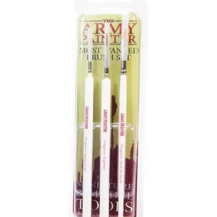 Tabletop Miniatures>The Army Painter Hobby Starter - Wargamers Most Wanted Brush Set - Your Source for Gaming Essentials