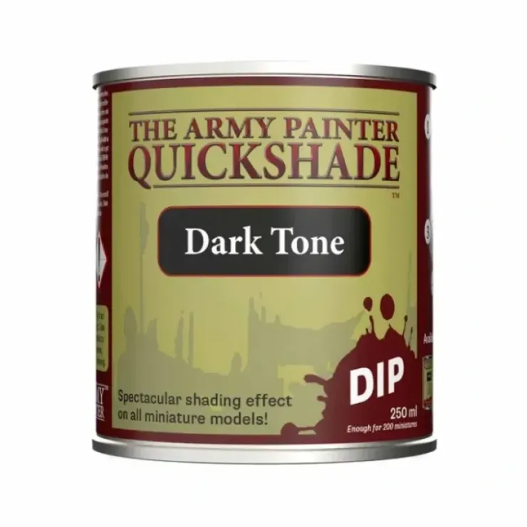 Tabletop Miniatures>The Army Painter Quickshade: Dark Tone 250ml Dip - Your Source for Gaming Essentials