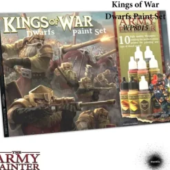 Tabletop Miniatures>The Army Painter Warpaints: Kings of War Dwarfs Paint Set - 10 Warpaints - Your Source for Gaming Essentials