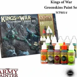 Tabletop Miniatures>The Army Painter Warpaints: Kings of War Greenskins Paint Set - 10 Warpaints - Your Source for Gaming Essentials