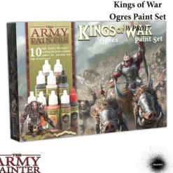 Tabletop Miniatures>The Army Painter Warpaints: Kings of War Ogres Paint Set - 10 Warpaints - Your Source for Gaming Essentials