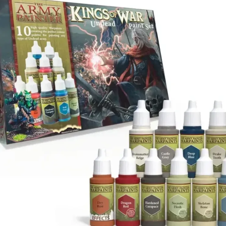 Tabletop Miniatures>The Army Painter Warpaints: Kings of War Undead Paint Set - 10 Warpaints - Your Source for Gaming Essentials