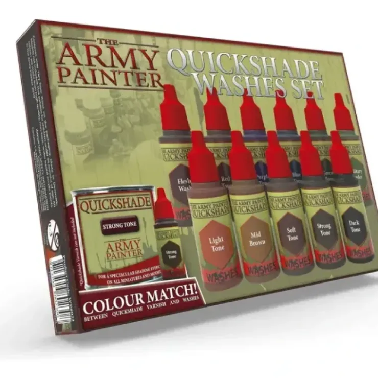 Tabletop Miniatures>The Army Painter Warpaints: Quickshade Washes Set - 11 Washes - Your Source for Gaming Essentials