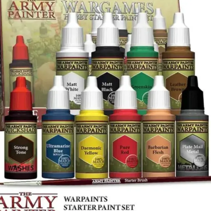 Tabletop Miniatures>The Army Painter Warpaints - Wargames Hobby Starter Paint Set - Your Source for Gaming Essentials