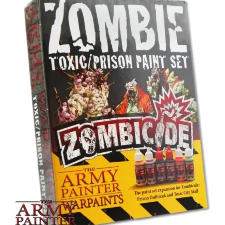 Tabletop Miniatures>The Army Painter Warpaints: Zombicide Toxic/Prison Paint Set - Your Source for Gaming Essentials