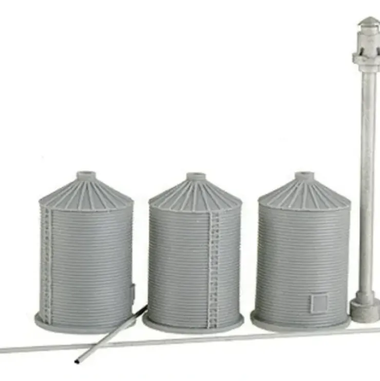 The N Scale Architect 30002 Grain silo & pipe system - Your Source for Gaming Essentials* Trains