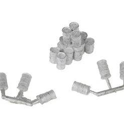 The N Scale Architect 20022 N 55 Gallon Drums Assortment - Your Source for Gaming Essentials* Trains