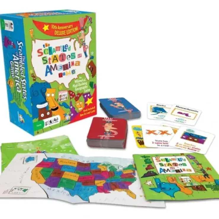 Board Games>The Scrambled States of America Game Deluxe Edition - Your Source for Gaming Essentials