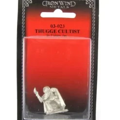 Tabletop Miniatures>Thugge Cultist #03-023 Classic Ral Partha Fantasy RPG Metal Figure - Your Source for Gaming Essentials