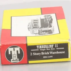 Timberline Models 1004-2495 HO Scale 2-Story Brick Warehouse Craftsman Kit - Your Source for Gaming Essentials* Trains