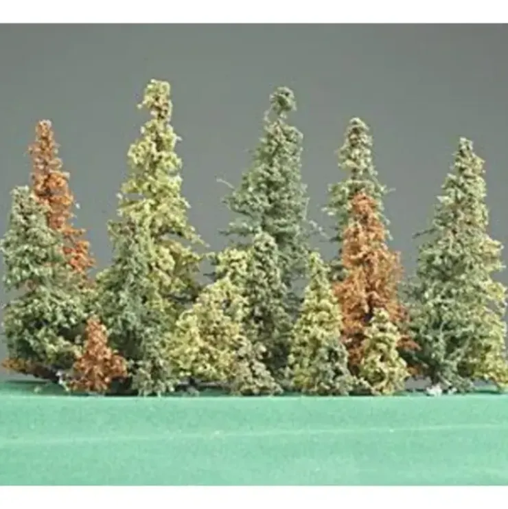 Timberline Scenery 190 Pine Tree Assorted 1/2-6" 17/ - Your Source for Gaming Essentials* Trains