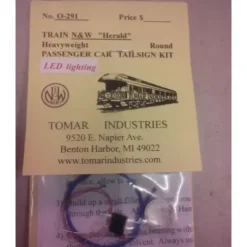 Tomar Industries 291 HO N&W Passenger Car Tailsign Kit - Your Source for Gaming Essentials* Trains