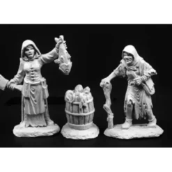 Tabletop Miniatures>Townfolk of Dreadmere Fishwife & Crone 03789 Dark Heaven Legends - Your Source for Gaming Essentials