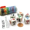 Dice>Train Dice Game 6 Dice Set with Travel Tube and Instructions - Your Source for Gaming Essentials