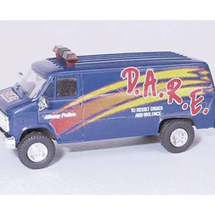 Trident Miniatures 90230 Albany Police "Dare" Van - Your Source for Gaming Essentials* Trains