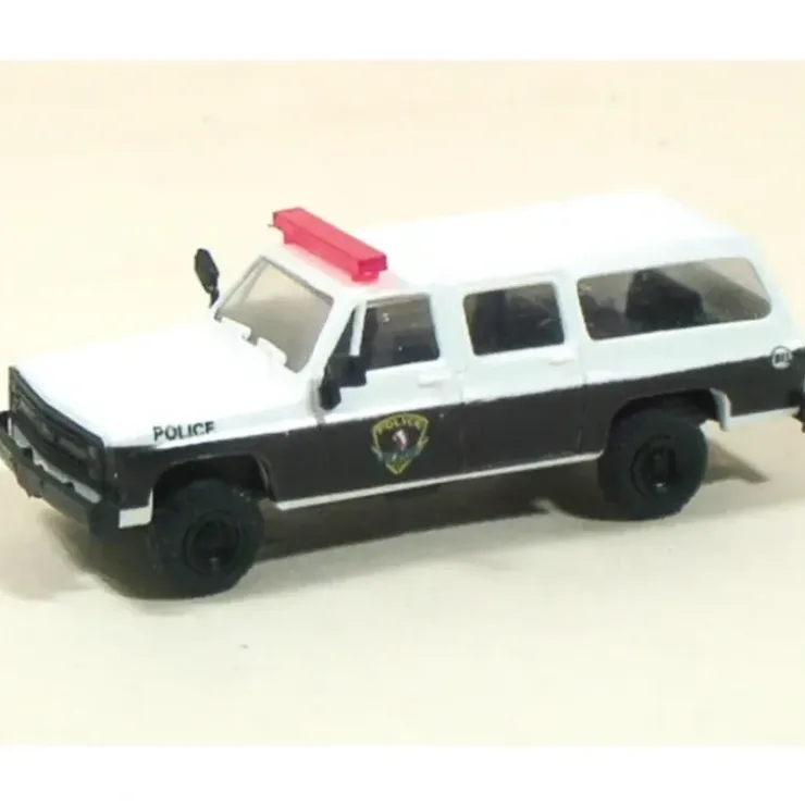 Trident Miniatures 90195 HO Chevrolet Suburban White Settlement Police Vehicle - Your Source for Gaming Essentials* Trains