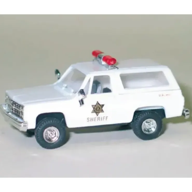 Trident Miniatures 90273 HO Chevrolet Blazer US Sheriff Police Vehicle - Your Source for Gaming Essentials* Trains
