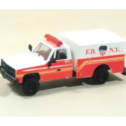 Trident Miniatures 90170 HO Fire Department of NY Chevrolet Equipment Truck - Your Source for Gaming Essentials* Trains