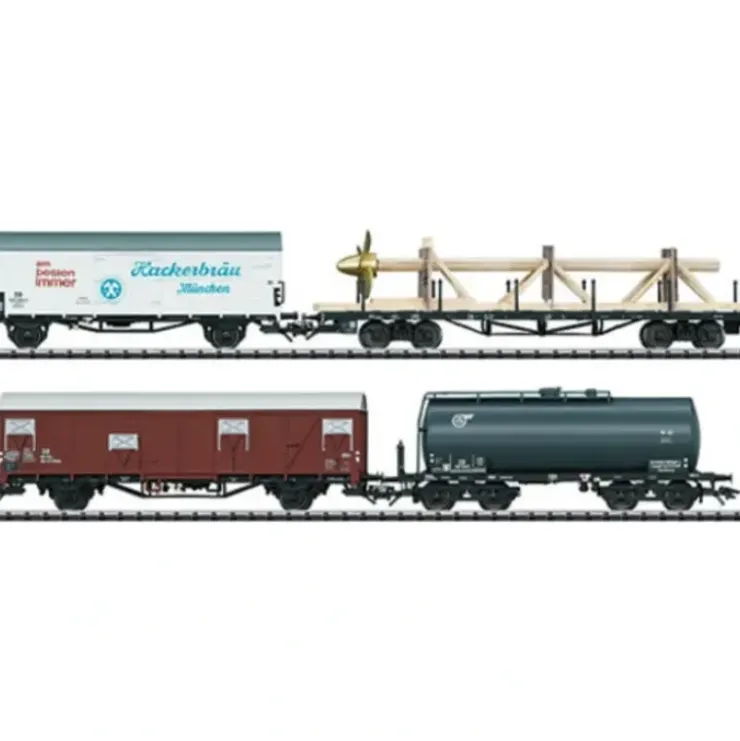 Trix 24022 HO German Federal Railroad DB & VTG 3-Car Freight Set - Your Source for Gaming Essentials* Trains