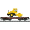Trix 24118 HO Type Rlmmps 651 Heavy-Duty Flatcar with Bomag BW213 Load - Your Source for Gaming Essentials* Trains